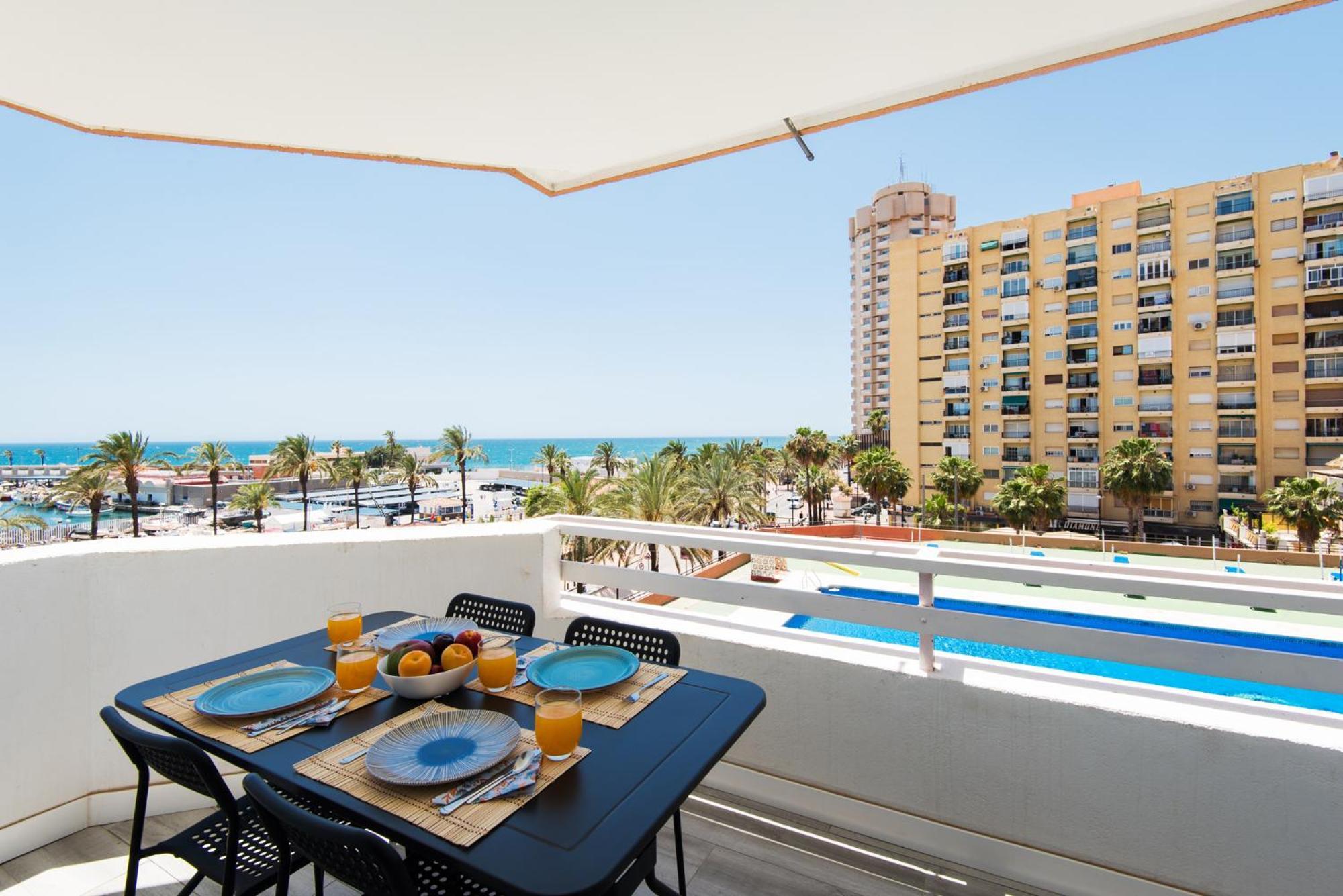Palm True Towers 1, Marina Beach Apartment Fuengirola Bagian luar foto