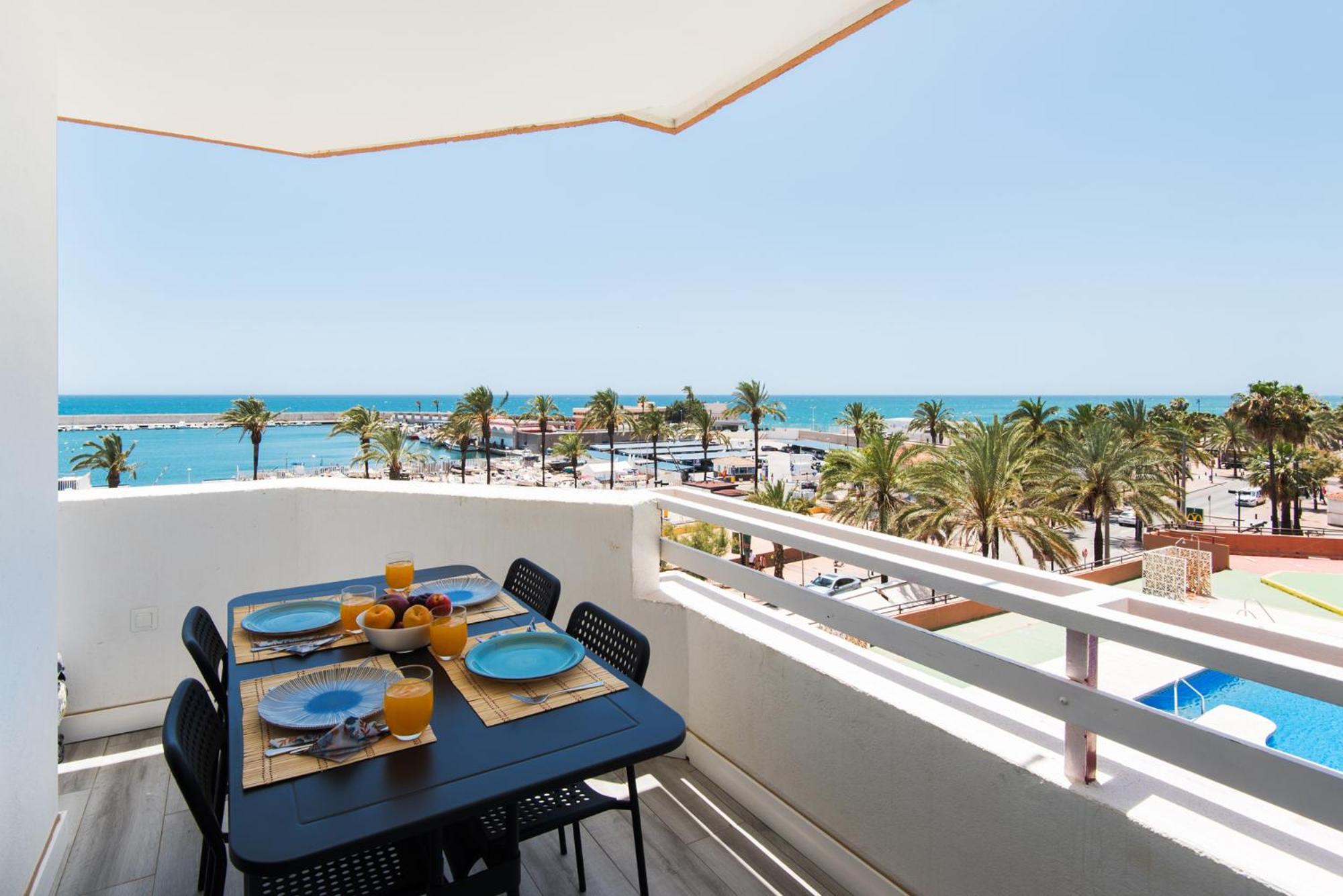 Palm True Towers 1, Marina Beach Apartment Fuengirola Bagian luar foto